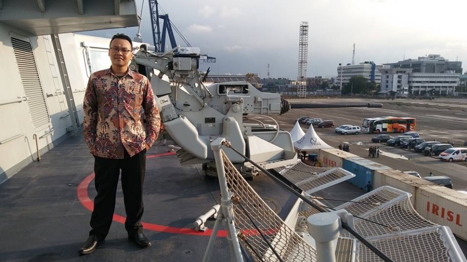 Penulis Mengunjungi Fregat FREMM ITS Carabinier