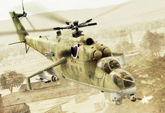 Helikopter tempur Rusia Mil Mi-24 Hind Helikopter tempur Rusia Mil Mi-24 Hind