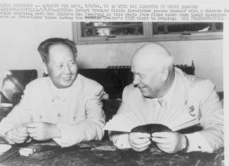 Mao Zedong dan Nikita Khrushchev