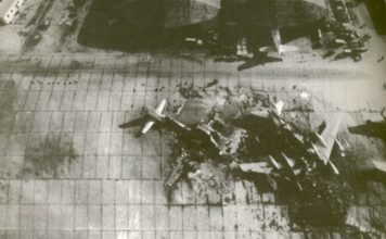Hasil serangan Sayeret Mat'kal di Beirut pada Operation Gift, 14 Pesawat hancur.