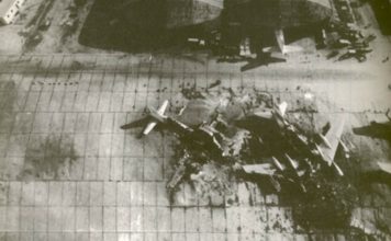 Hasil serangan Sayeret Mat'kal di Beirut pada Operation Gift, 14 Pesawat hancur.