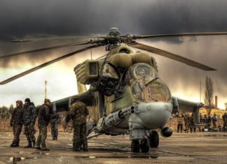 Mengenal Keluarga Besar Helikopter Tempur Rusia Mil Mi-24 Hind Helikopter Tempur Mil Mi-24P Hind VVS Rusia