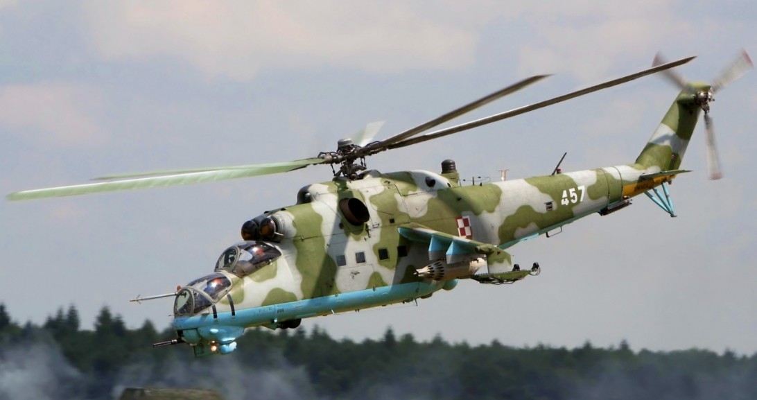 Salah satu Hind yang dioperasikan negara Anggota NATO, Mi-24D Hind D milik AU Polandia.