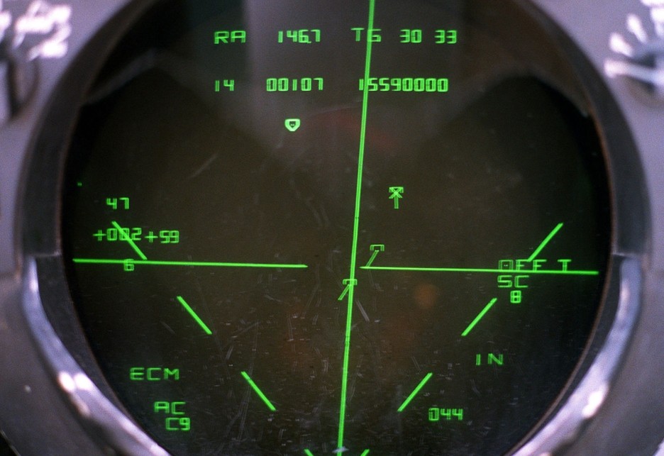 Layar radar AN/AWG-9, mainan utama RIO di F-14 Tomcat