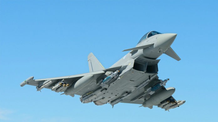 Ilustrasi Jet Tempur Eurofighter Typhoon
