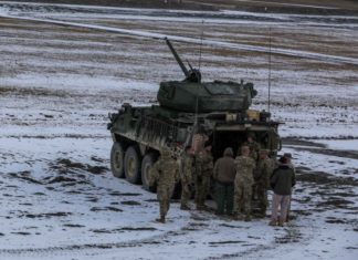 IFV Stryker Dengan Senjata Meriam Otomatis Ditempatkan Di Eropa