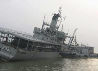 KRI Arun 903 Alami Insiden KRI Arun 903 Alami Insiden.