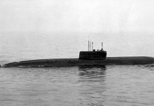Kapal selam nuklir K-222 Papa Class Golden Fish