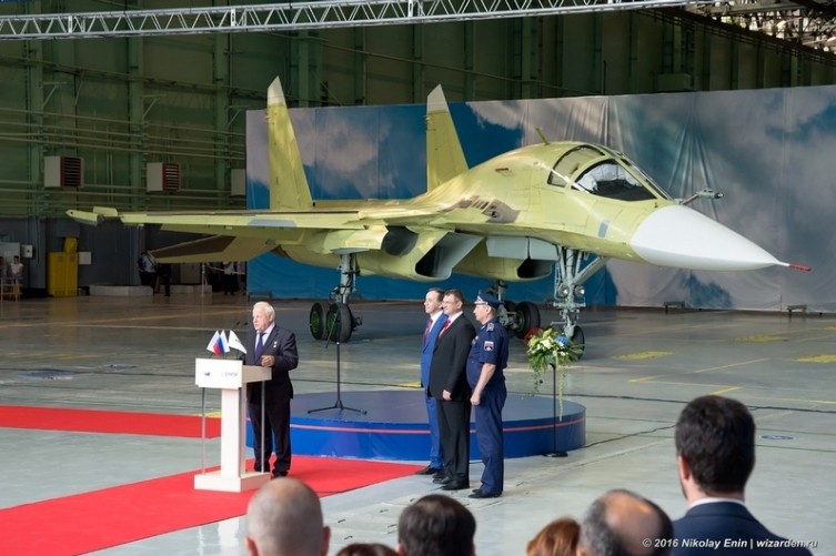 Produksi ke 100 Su-34 Fullback