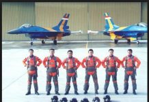 Agus Supriatna, Salah satu dari penerbang Tim Aerobatic Elang Biru TNI AU