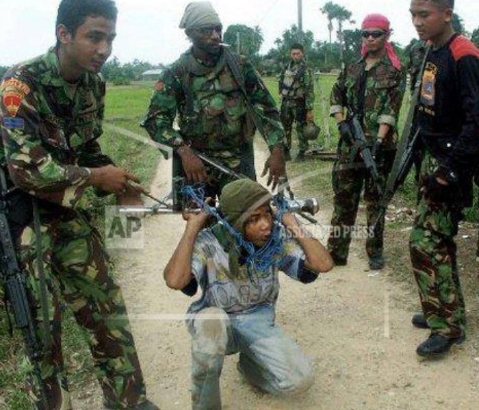 Terduga Anggota GAM tertangkap TNI