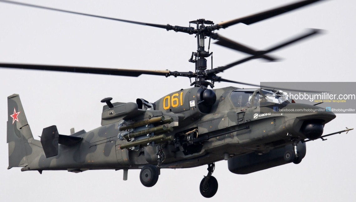 Foto Sangar Kamov Ka-52, Cocok Untuk Jadi Heli Kavaleri Udara Marinir