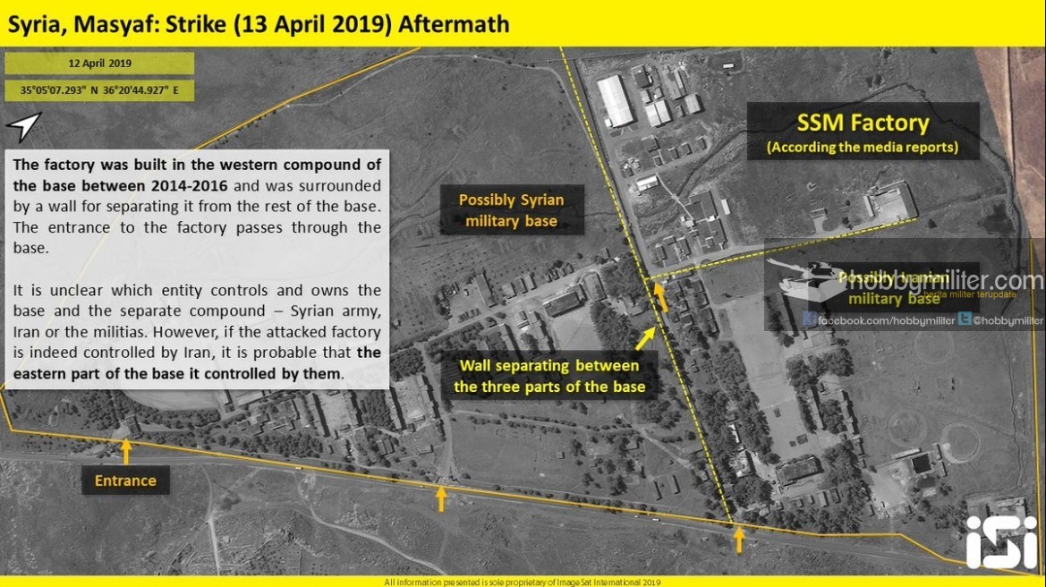 Analisa hasil serangan udara Israel ke Suriah 13 April 2019