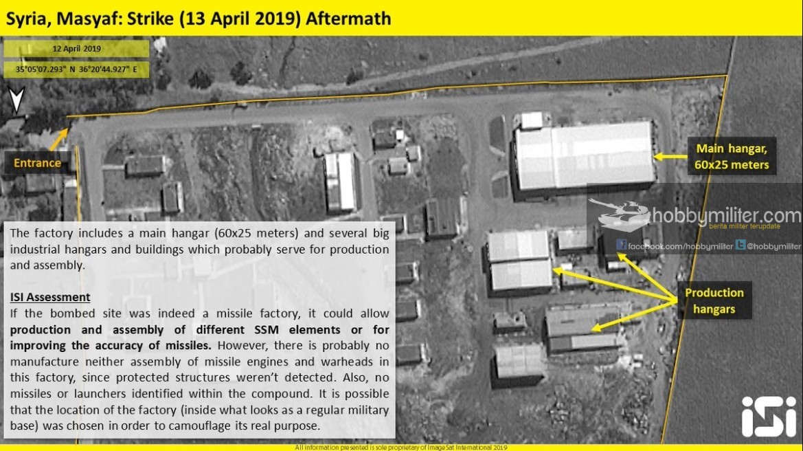 Analisa hasil serangan udara Israel ke Suriah 13 April 2019