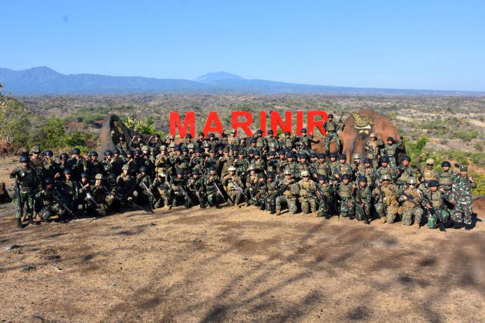 Marinir Indonesia - Amerika Berbagi Ilmu Di Situbondo.