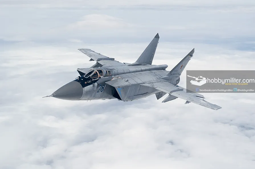 Mikoyan Gurevich MiG-31 Foxhound, Pesawat Tempur Rusia Tercepat Saat Ini