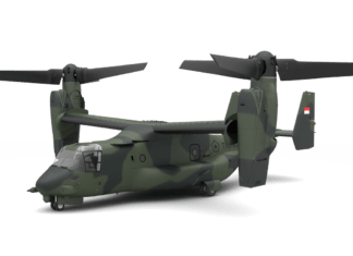 Bell V-22 Osprey PENERBAD Untuk Skadron Heli Angkut Berat TNI AD? Bell V-22 Osprey PENERBAD