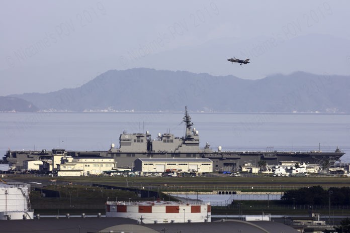 F35B Marinir AS Akan Mulai Uji Coba Operasional Dari Kapal Induk JS Izumo Jepang F35B milik USMC Akan Mulai Uji Coba Operasional Dari Kapal Induk JS Izumo Jepang