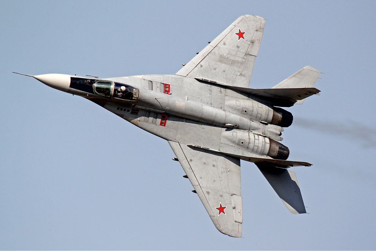Pesawat Tempur MiG-29 Fulcrum Angkatan Udara Rusia