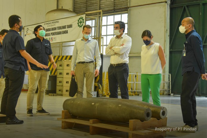 TOT Bom Pintar HAMMER, Perwakilan Safran Electronics & Defense Kunjungi PT Pindad TOT Bom Pintar HAMMER, Perwakilan Safran Electronics & Defense Kunjungi PT Pindad