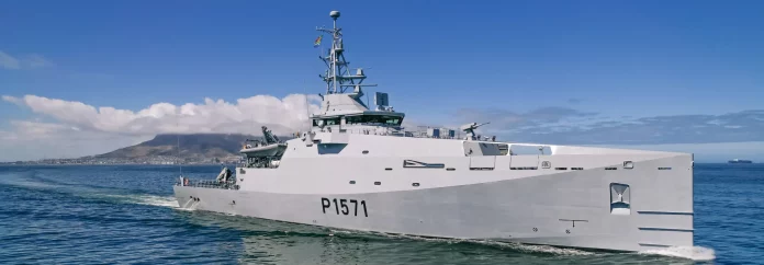 Kapal MMIPV Pertama Untuk AL Afrika Selatan Resmi Diserahterimakan