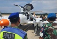 TNI AU Daratkan Pesawat Asing Terbang Tanpa Ijin Di Wilayah Udara Indonesia