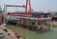 Fujian Kapal Induk Baru China Type 003 Resmi Diluncurkan