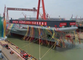 Fujian Kapal Induk Baru China Type 003 Resmi Diluncurkan Fujian Kapal Induk Baru China Type 003 Resmi Diluncurkan