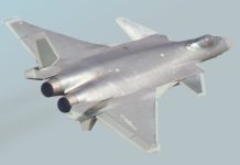 Jet siluman Chengdu J-20 China