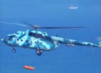 Helikopter Mi-17 AL Garda Revolusioner Iran Mampu Tebarkan Ranjau Laut Helikopter Mi-17 AL Garda Revolusioner Iran Mampu Tebarkan Ranjau Laut