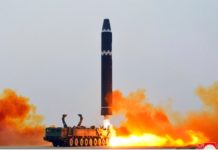 Korea Utara Uji Coba Rudal Nuklir Hwasong-15