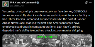 AS Serang Fasilitas Militer Iran, Gunakan Drone Laut Corsair Untuk Pertama Kalinya Dalam Misi Tempur