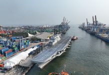 Kapal ITS Giuseppe Garibaldi Resmi Tiba Di Jakarta Kapal ITS Giuseppe Garibaldi Resmi Tiba Di Jakarta