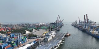 Kapal ITS Giuseppe Garibaldi Resmi Tiba Di Jakarta Kapal ITS Giuseppe Garibaldi Resmi Tiba Di Jakarta