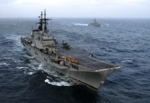 ITS Giuseppe Garibaldi (C 551), kapal induk Italia yang kini menjadi KRI Sriwijaya-100