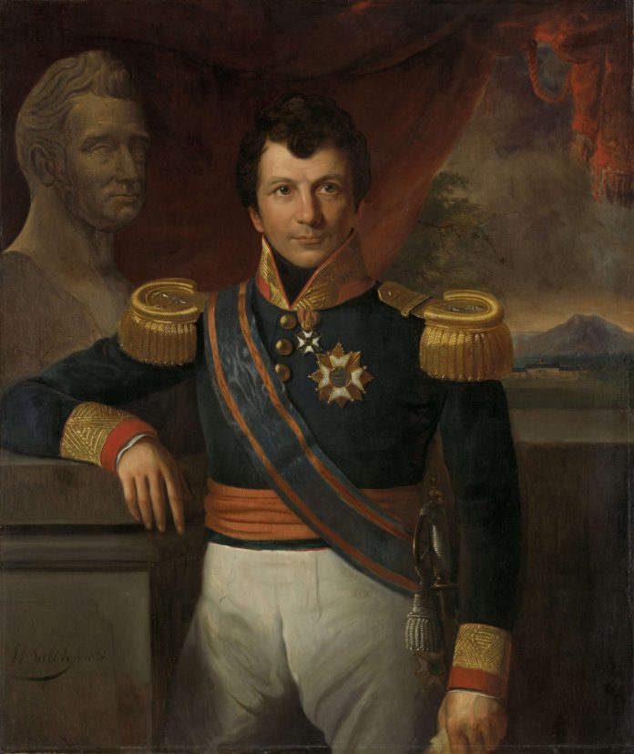 Lukisan Gubernur Jenderal Johannes van den Bosch, pencetus Tanam Paksa, karya Raden Saleh